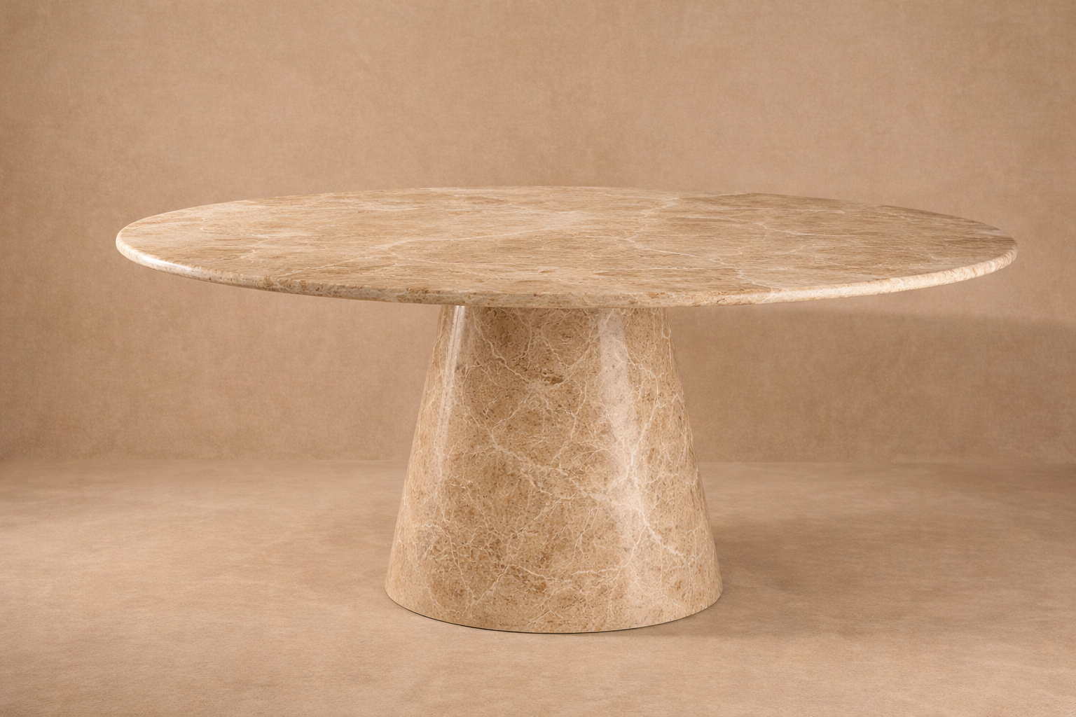 lichte emperador marmer eettafel